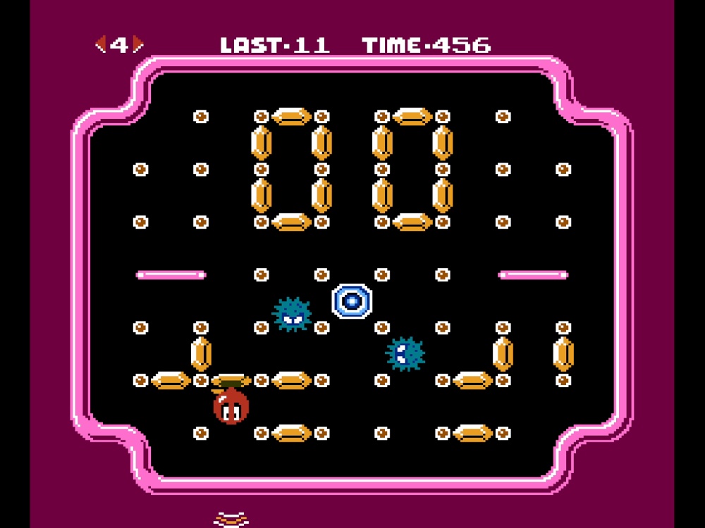 Gameplay of Clu Clu Land for NES